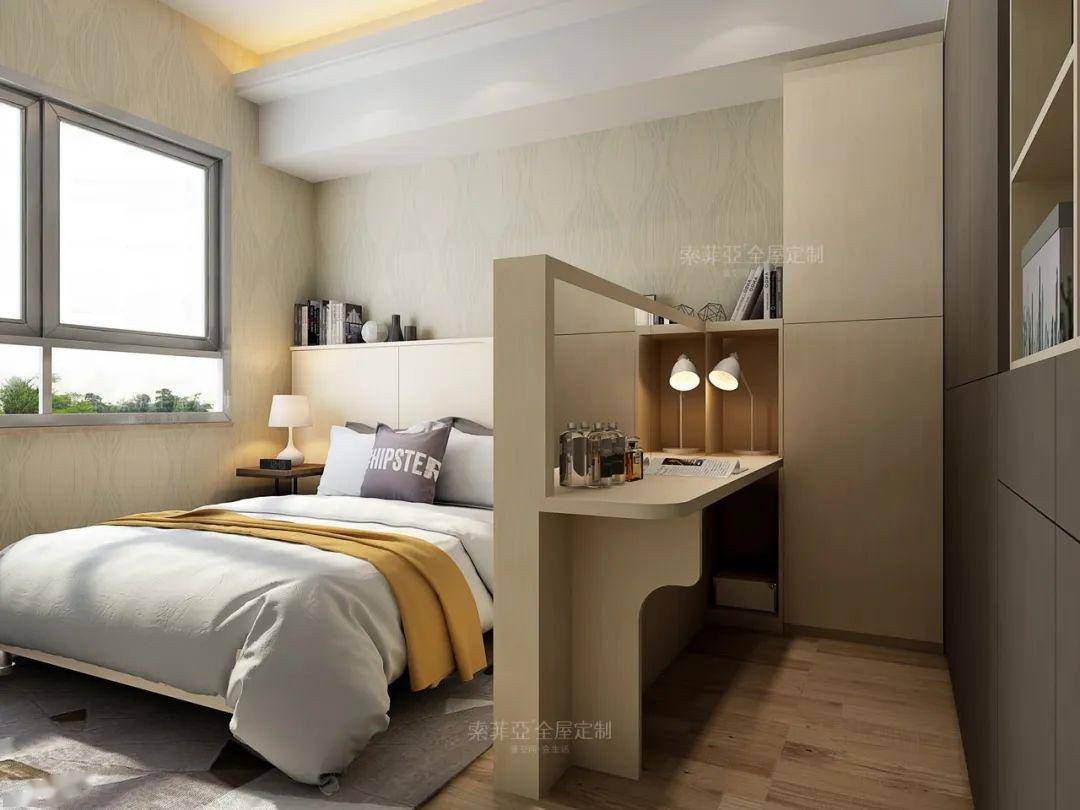 大房间中间隔断怎么设计效果图分享,大房间中间隔断怎么设计效果图分享,第2张