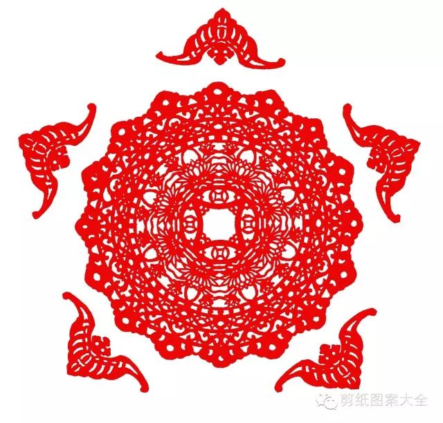 漂亮窗花的剪法步骤图（漂亮窗花剪纸图案）,漂亮窗花的剪法步骤图（漂亮窗花剪纸图案）,第2张