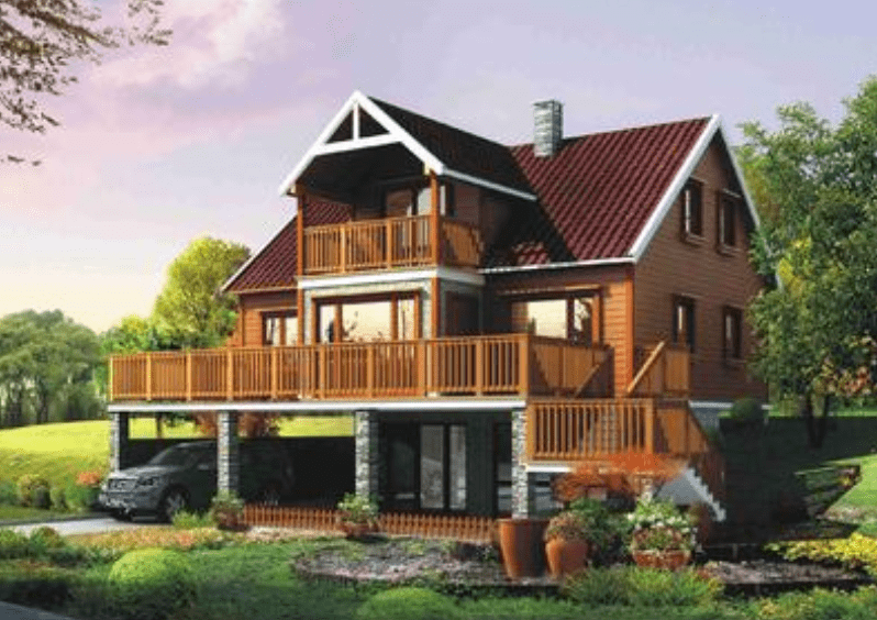 农村木制别墅木房子(打造田园风情的理想居所),第2张 农村木制别墅木房子(打造田园风情的理想居所),农村木制别墅木房子(打造田园风情的理想居所),第2张