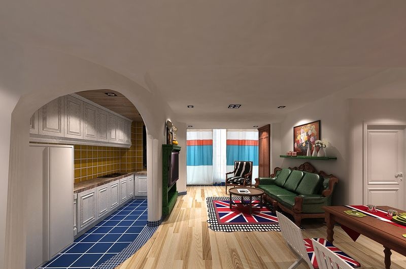 厨房与客厅隔断装修效果图分享，让你的家更美丽,厨房与客厅隔断装修效果图分享，让你的家更美丽,第2张