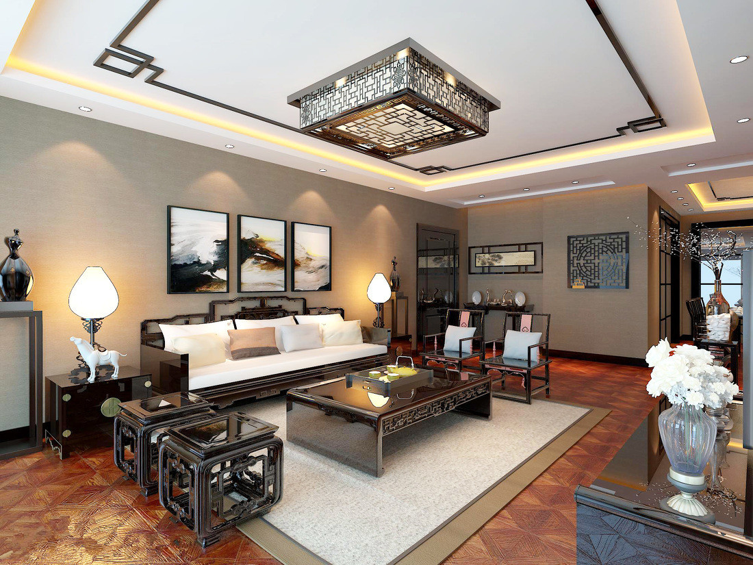 中式家居装修效果图大全（让你的家充满古典韵味）,中式家居装修效果图大全（让你的家充满古典韵味）,第1张