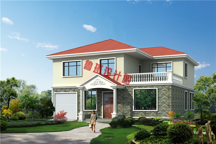 农村自建房别墅效果图大全，让城市人也想回归乡村生活,农村自建房别墅效果图大全，让城市人也想回归乡村生活,第2张